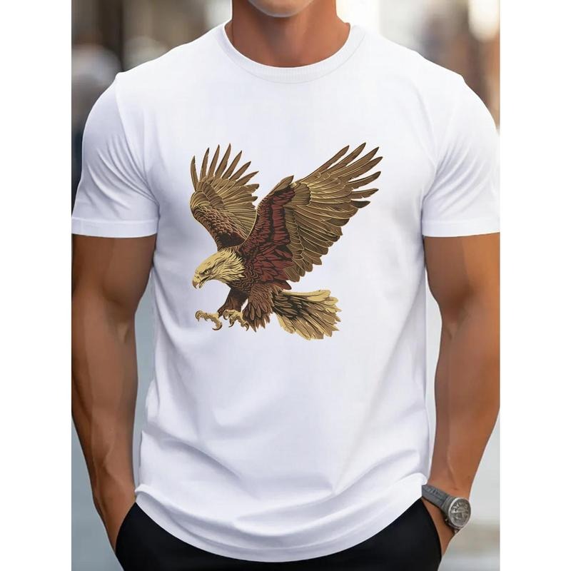 Freedom Eagle  Mens Premium Pure Cotton T-Shirt