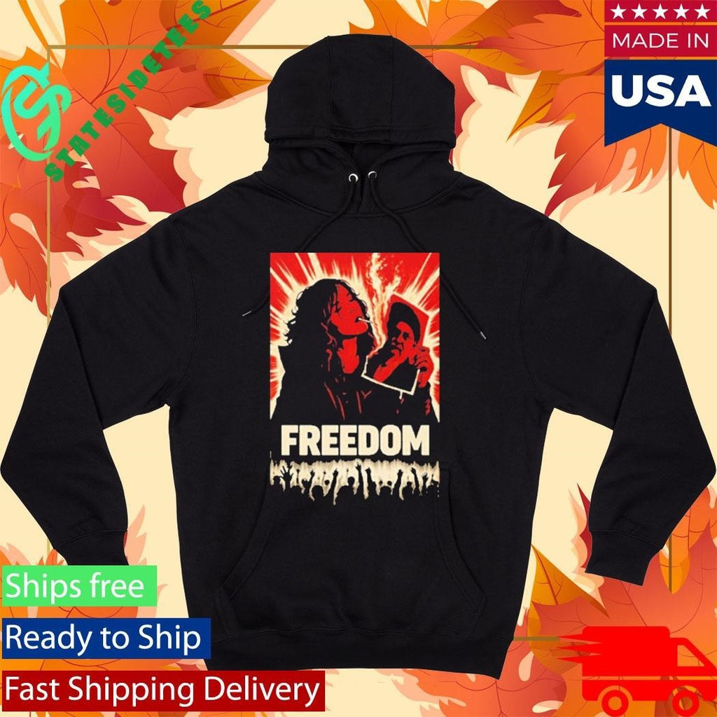 Freedom Iranian Lady Burning Khamenei Photo Shirt