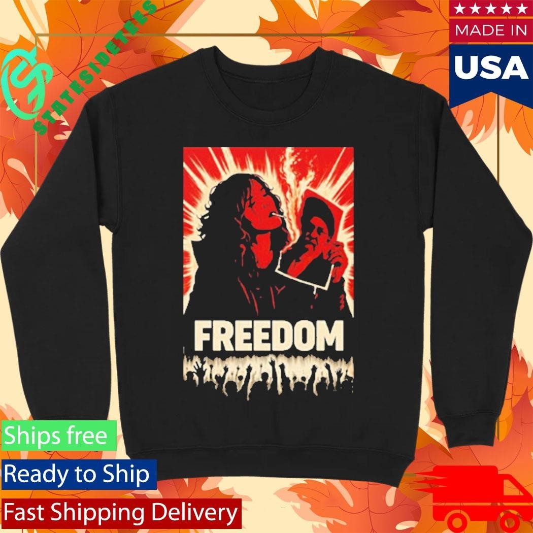 Freedom Iranian Lady Burning Khamenei Photo Shirt