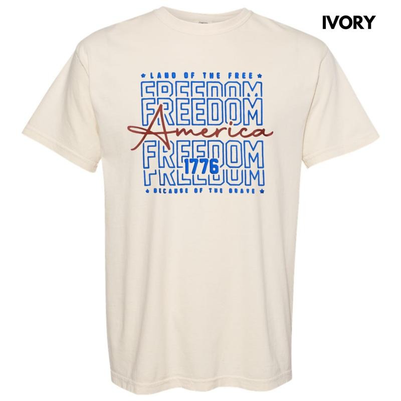 Freedom Puff Comfort Colors T-Shirt Hoodie, Sweatshirt | DripVista.com