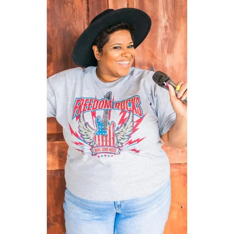 Freedom Rocks Patriotic T-Shirt
