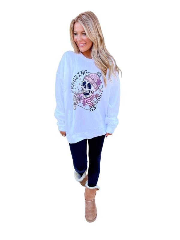 Freezing Season Graphic Top