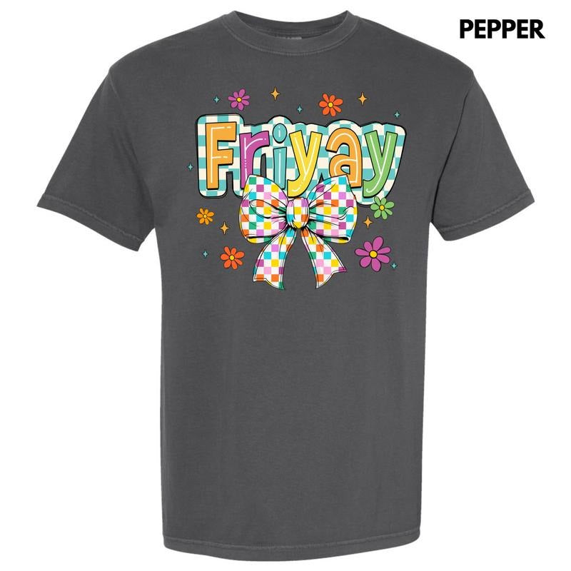 FriYAY Checkered Comfort Colors T-Shirt 'NLB'