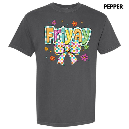 FriYAY Checkered Comfort Colors T-Shirt 'NLB'