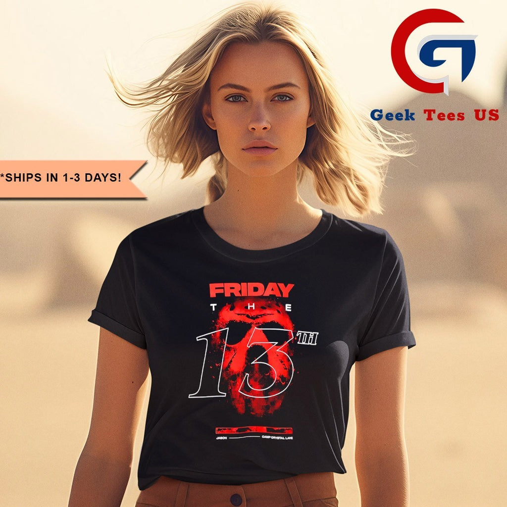 Friday the 13th Jason Voorhees tonal mask Halloween shirt