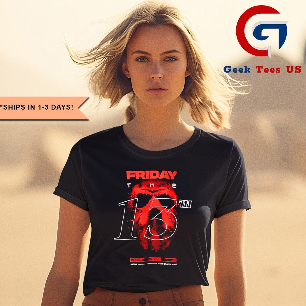 Friday the 13th Jason Voorhees tonal mask Halloween shirt