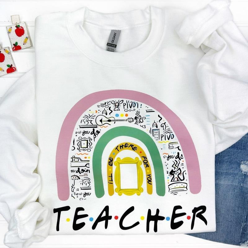 Friends Loving Teacher Sweatshirt