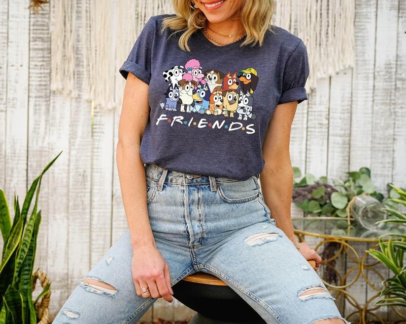 Friends T-shirt, Bluey  sweater Hoodie, Sweatshirt | DripVista.com