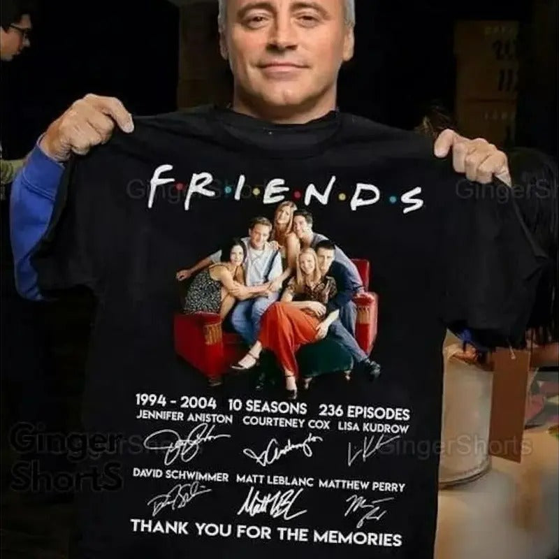 Friends TV Show Shirt, Friends Thank You For The Memories T-Shirt, Chandler Shirt, Rachel, Friends Signatures Shirt,...