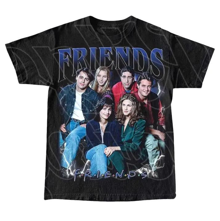 Friends TV Show Vintage T-Shirt, Gift For Fans, Movie Fan Shirt, Movie Shirt Hoodie, Sweatshirt | DripVista.com