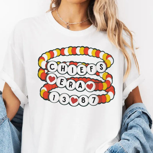 Friendship Bracelet Football Tees Hometown Football Tshirts Girls Football Sports Shirts Team