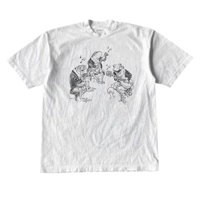 Frog Musicians 90s Retro Shirt, Vintage Frog Graphic T-Shirt, Cute Funny Frog Tee, Unisex Beige Shirt, Toad Shirt, Frog...