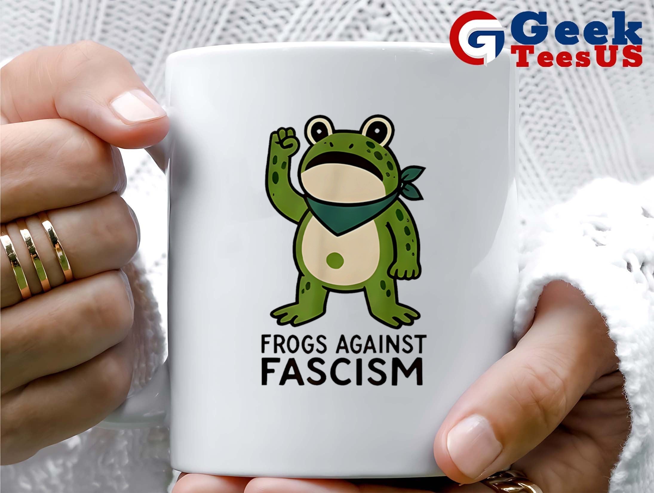 Frogs Against Fascism shirt