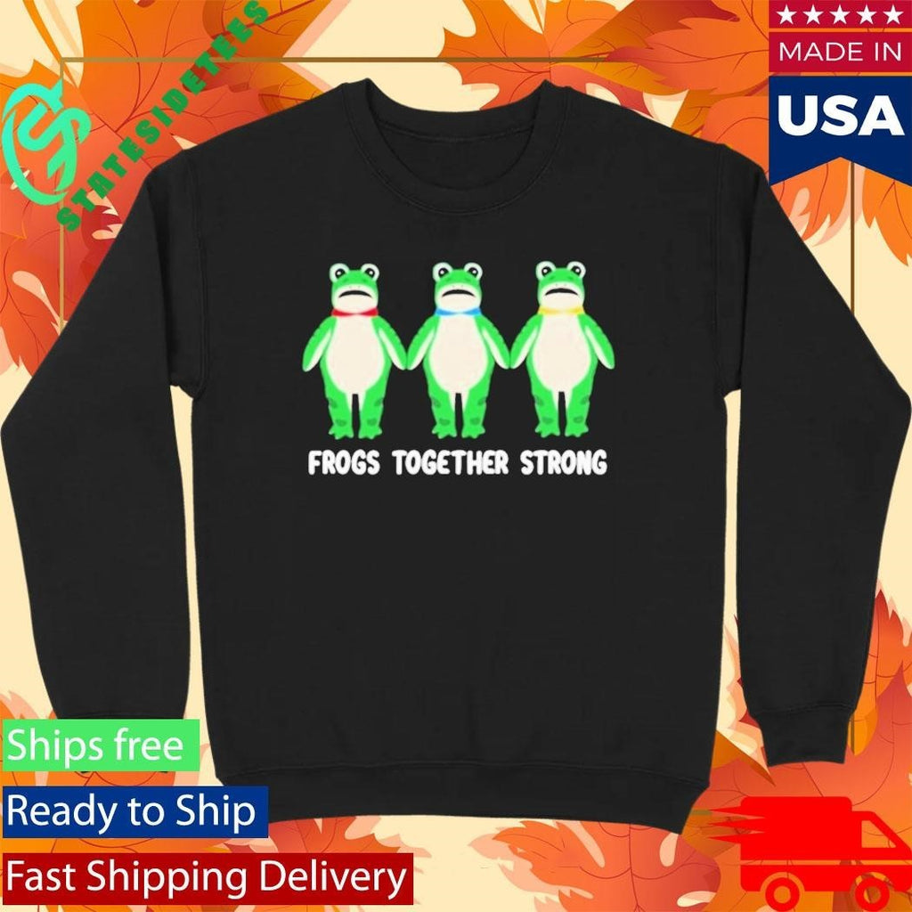 Frogs Together Strong Portland Frog Protest Anti Ice Shirt