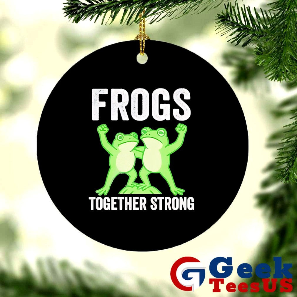Frogs Together Strong Portland Frog Protest shirt