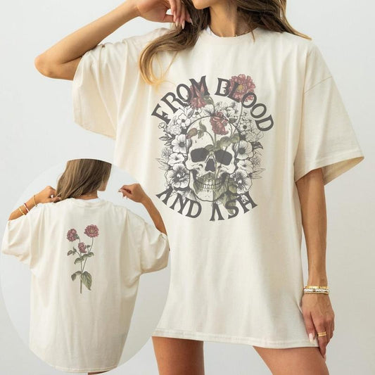 From Blood and Ash Shirt, We Will Rise Merch, Jennifer Armentrout, Poppy and Hawke, The Red Pearl, FBAA T-Shirt, Dark Romance