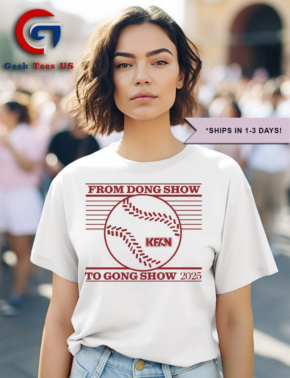 From dong show to gong show 2025 shirt