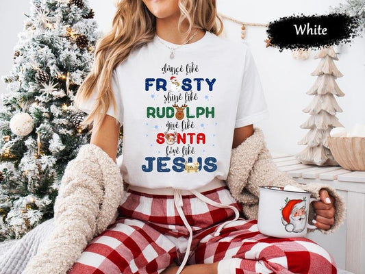 Frosty Shine Like Rudolph Reindeer Christmas  Sweatshirt, Rudolph Xmas Shirt, Christmas Movie Shirt, Holiday Family Matching Sweatshirt , s Family Sweatshirt, Christmas Party Gift, Christmas 90s Movies Lovers TShirt, Merry Christmas Gift