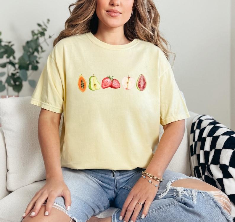 Fruity Shirt, Funny Pride T-Shirt, LGBTQ Shirt, Sapphic Shirt, Subtle Lesbian Shirt, Funny Lesbian, Gifts for WLW LGBTQ+,...