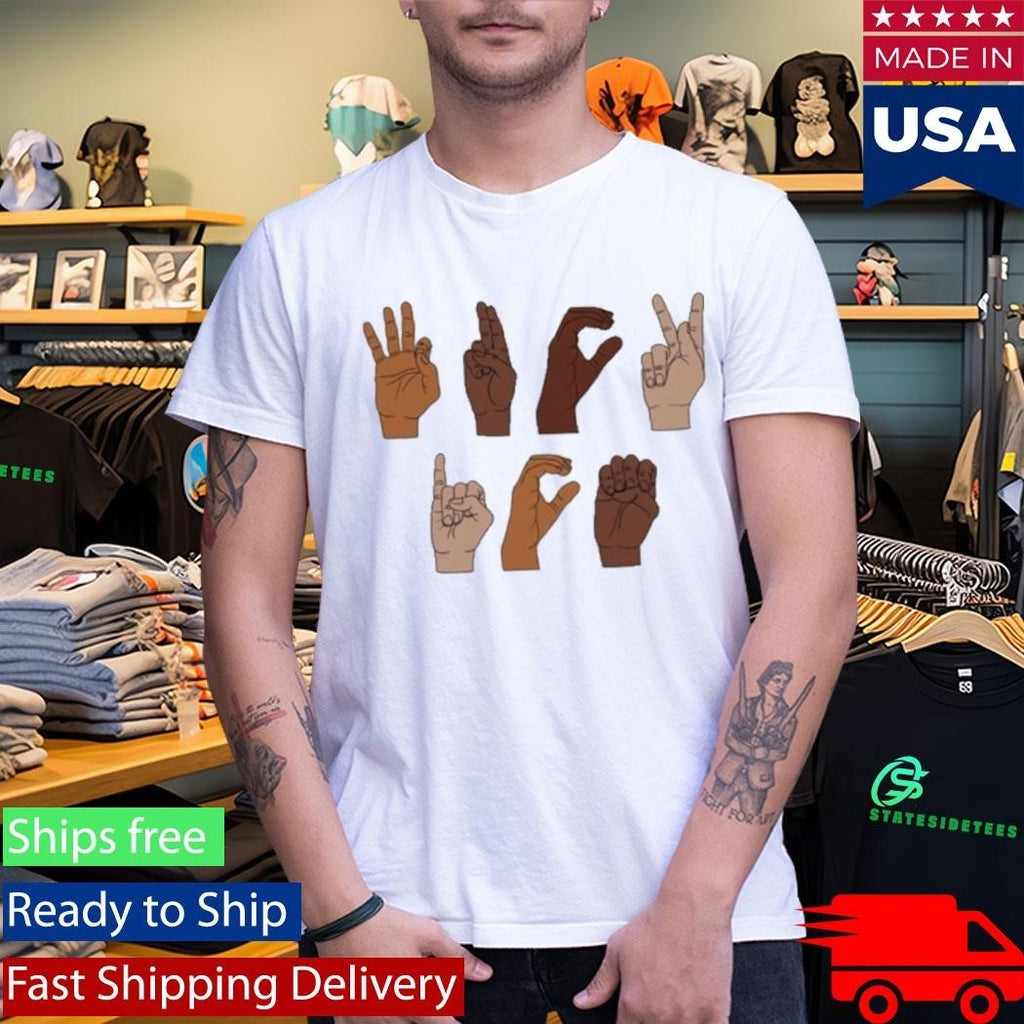 Fuck Ice Hand Sign Language Shirt Chinga La Migra Shirt