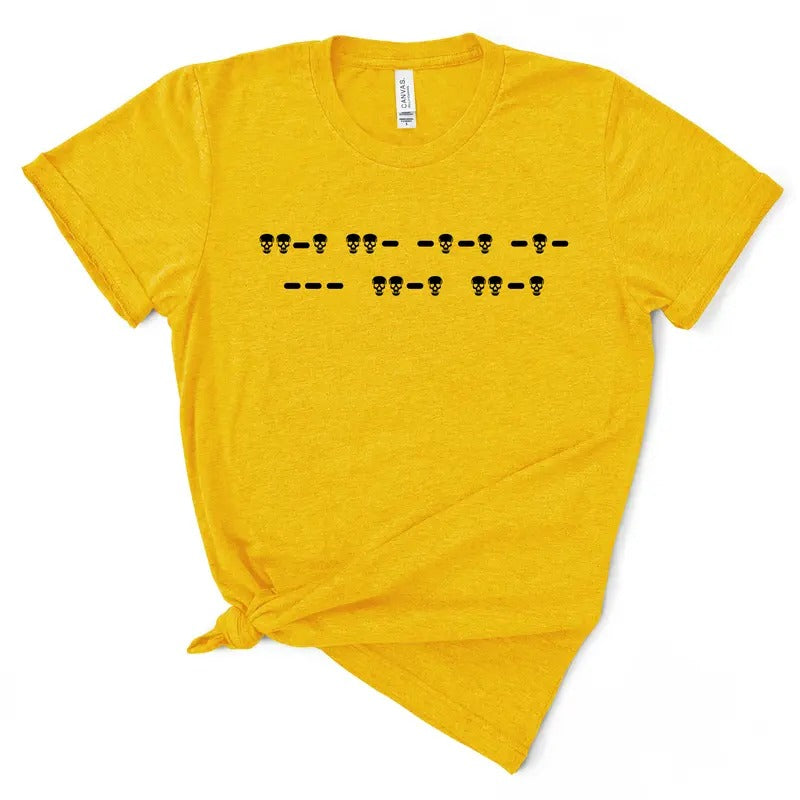 Fuck Off Morse Code TShirt Hoodie, Sweatshirt | DripVista.com