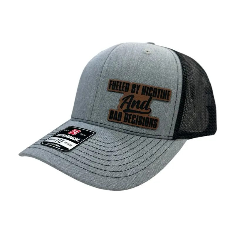 Fueled By Nico and Bad Decisions! Stylish and Affordable American Made Hat! T-Shirts, Hoodie, Sweatshirt | DripVista.com