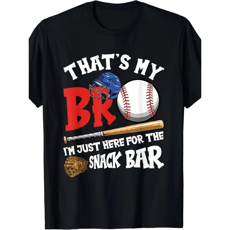 Fun Brotherly Love 220g Baseball T-Shirt - That's My Brother Design made in usa Hoodie, Sweatshirt | DripVista.com