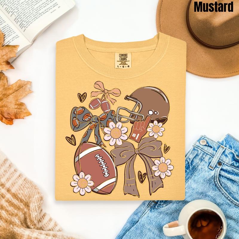 Fun Football Collage Comfort Colors T-Shirt 'NLB' Hoodie, Sweatshirt | DripVista.com