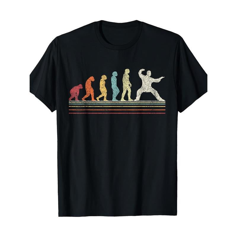 Fun Tai Chi evolved Chinese martial arts retro retro 100% cotton T-shirt Made in USA Hoodie, Sweatshirt | DripVista.com