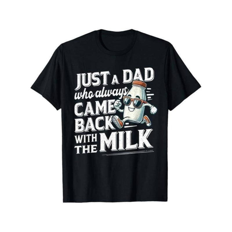 Funny 'Just WB shield Dad Who Always Came Back with TNF Milk' Men'WB shield T-Shirt Hoodie, Sweatshirt | DripVista.com
