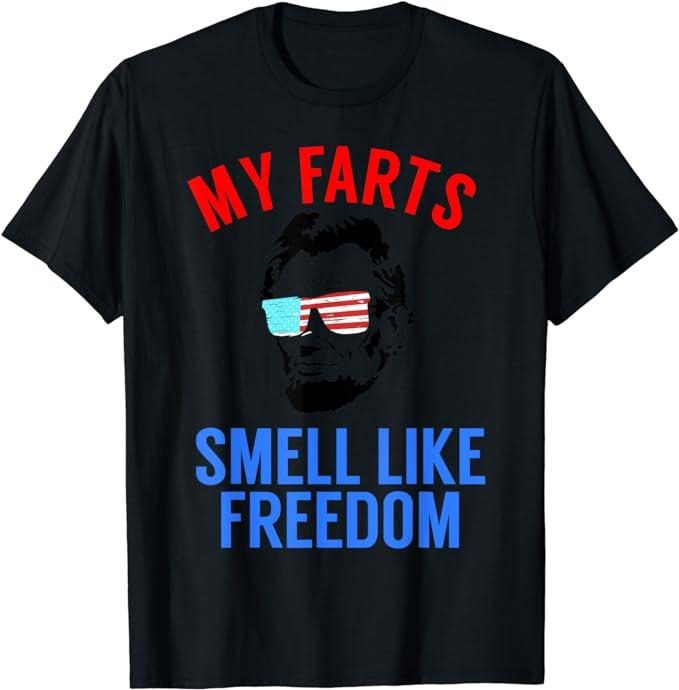 Funny 4th of July Shirts For Men, Funny Abe Lincoln T-Shirt Menswear Top Casual Cotton Hoodie, Sweatshirt | DripVista.com