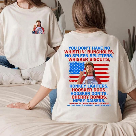 Funny American Flag Shirt, Joe Dirt Merica Tee Shirt, Fourth Of July T-Shirt, 4th Of July Sweatshirt, Patriotic Shirt For Independence Day