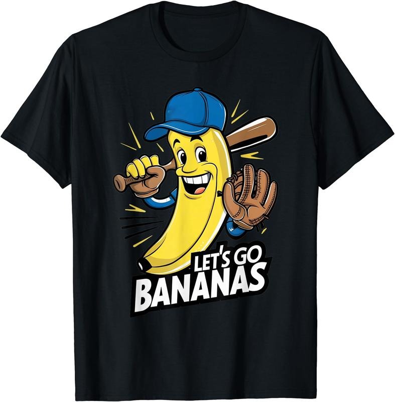 Funny Banana Shirts Gift Shirts, Lets Go Bananas T-Shirt | Unisex Cotton Tee Gift, Crewneck, Short Sleeve Hoodie, Sweatshirt