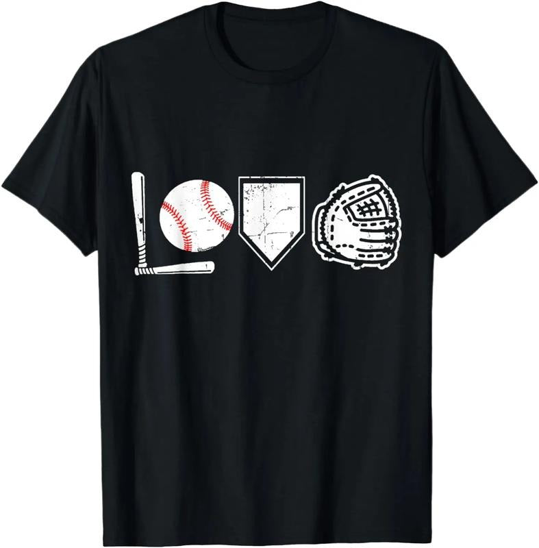 Funny Baseball Shirt, I Love Baseball T-Shirt Baseball Casual Clothing Casual Clothing Hoodie, Sweatshirt | DripVista.com