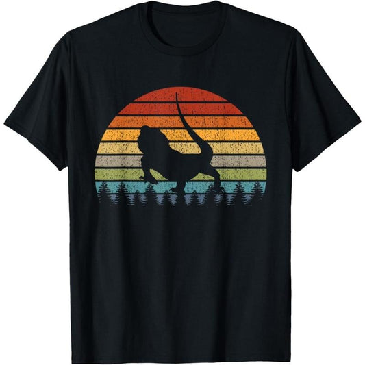 Funny Bearded Dragon Graphic Graphic Lizard Lover T-Shirt made in usa