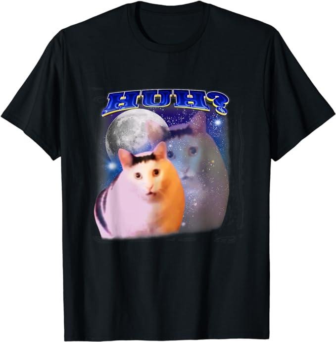 Funny Best Friend Shirts, Gift For Best Friend, Funny Meme Huh Cat Men Women Friend T-Shirt Menswear Top Casual Classic...