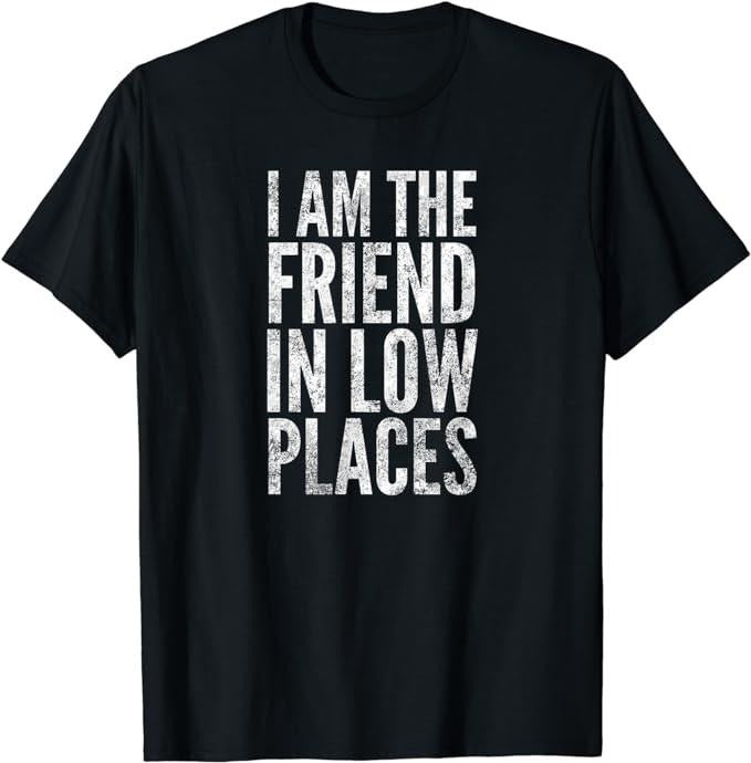 Funny Best Friend Shirts, Gift For Best Friend, I Am The Friend In Low Places T-Shirt Menswear Top Casual Classic Hoodie,...