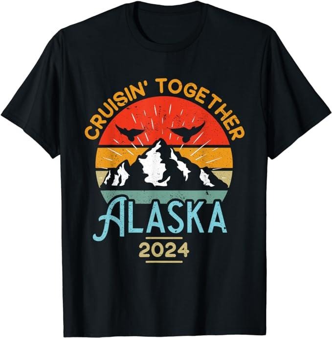 Funny Best Friend Shirts, Gift For Best Friend, Matching Family Friends and Group Alaska Cruise 2024 T-Shirt Menswear Top...