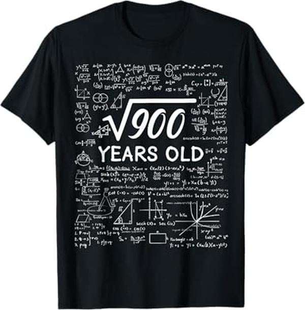 Funny Birthday Shirts, Funny Math 30th Birthday T-Shirt For Men - Menswear Top Hoodie, Sweatshirt | DripVista.com