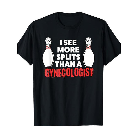 Funny Bowling Shirt For Men Husband Or Adults 7.76 oz, 100% Cotton T-shirt. made in usa