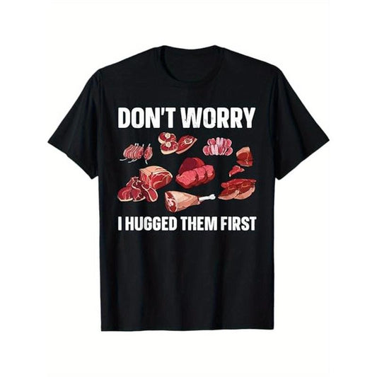 Funny Butcher Design For Men Women Butchery Meat Butcher T-Shirt, 100% Cotton, Halloween Thanksgiving Christmas Gift for Men Women Family Friends, Black Made in USA