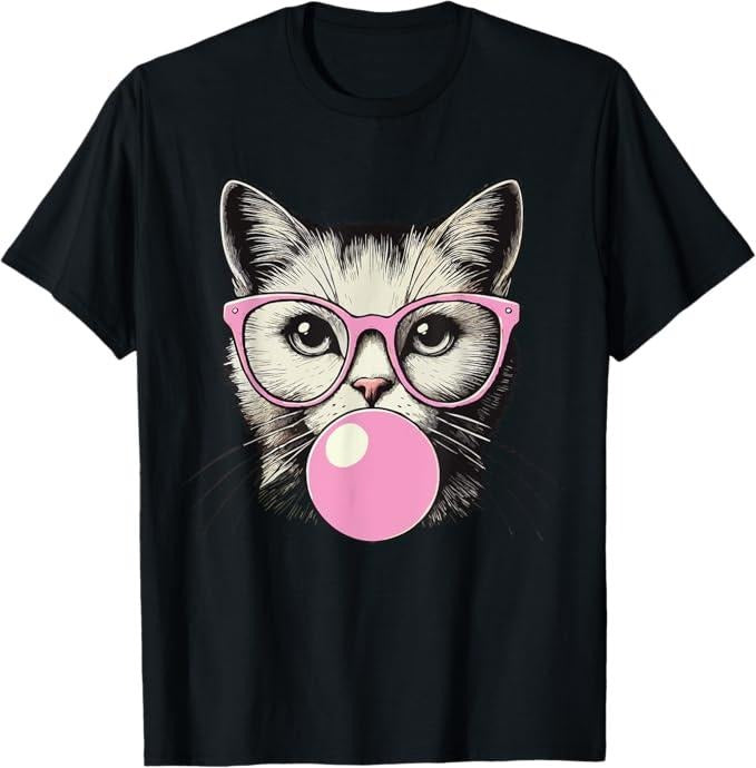 Funny Cat Shirts, Cute Cat Shirt for Women Funny Cat Lovers T-Shirt - Menswear Top