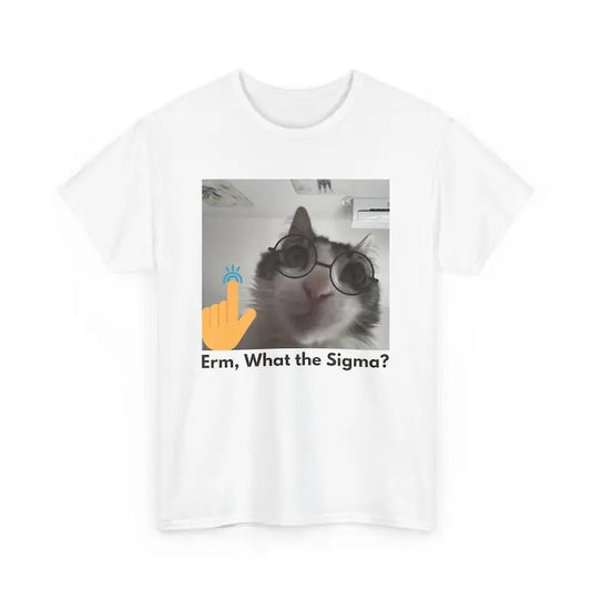 Funny Cat Sigma Meme T-Shirt, Silly Cat Tee