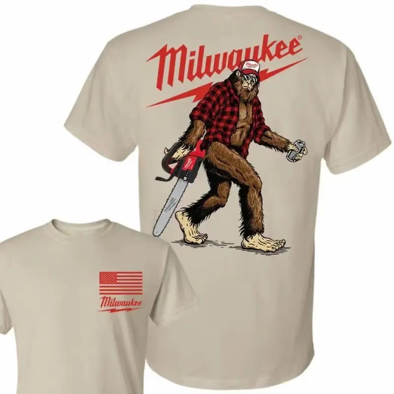 Funny Chainsaw Graphic T Shirt,  Fan Tshirt, Men Graphic T-Shirt - Crewneck Menswear Top