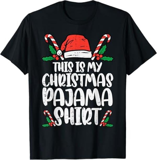 Funny Christmas Shirt, Christmas Gift, This Is My Christmas Pajama Shirt Funny Xmas PJs Men Women T-Shirt
