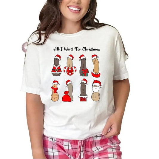 Funny Christmas Shirt, Humorous Christmas Shirt, Adult Humor Shirt, Cute Xmas Gift, New Year TShirt, Women's Christmas Tee