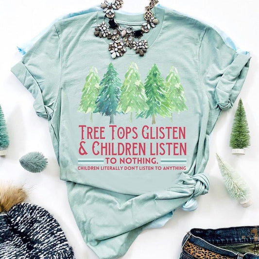 Funny Christmas Tees Sarcastic Xmas T-shirt Joyful Christmas Tshirt Funny Xmas Tee Joke Jolly Tshirt Holiday Hilarious T-shirt Casual Shortsleeve Top Womenswear