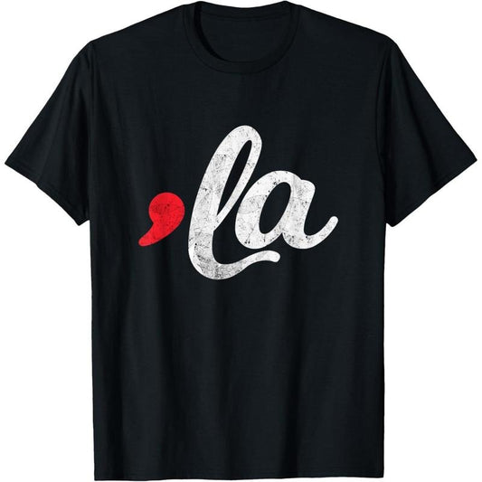 Funny Comma La Kamala Harris 2024 For President Election T-Shirt made in usa