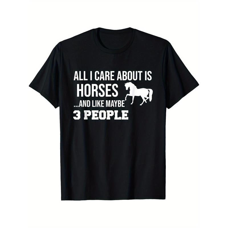 Funny Cute Horse Shirt Gift Men Women Teens T-Shirt made in usa Hoodie, Sweatshirt | DripVista.com