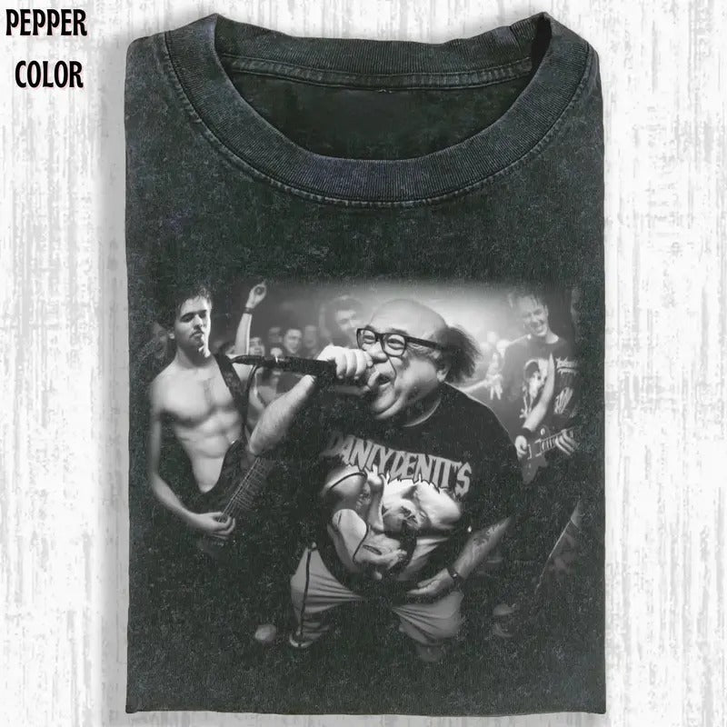 Funny DANNY DEVITO T-SHIRT, VINTAGE Movies T-Shirt, Funny Graphic Tees, Vintage Men's Top
